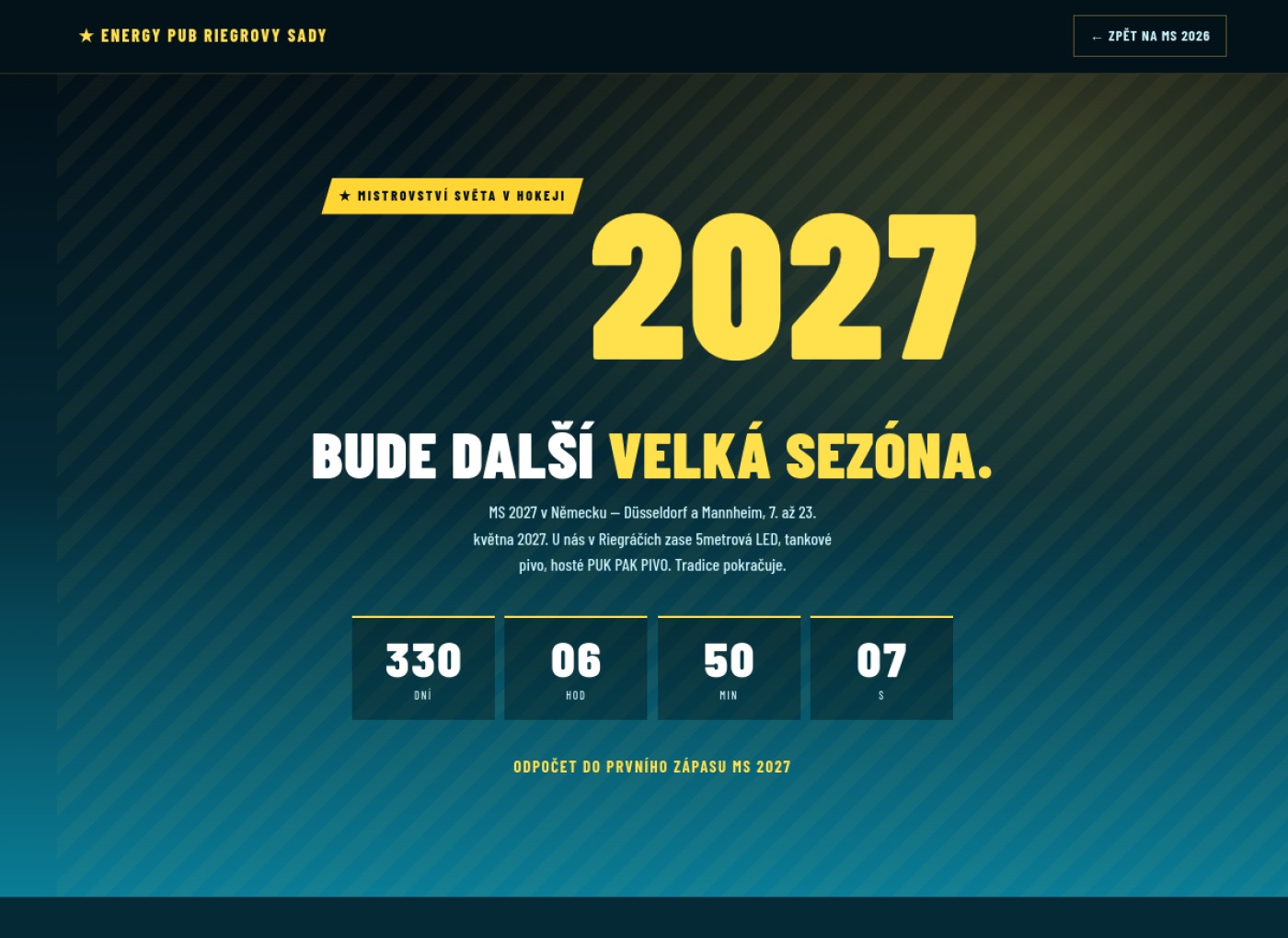 Web hokejriegrovysady.cz